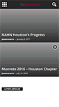 Mobile Screenshot of nahnhouston.org